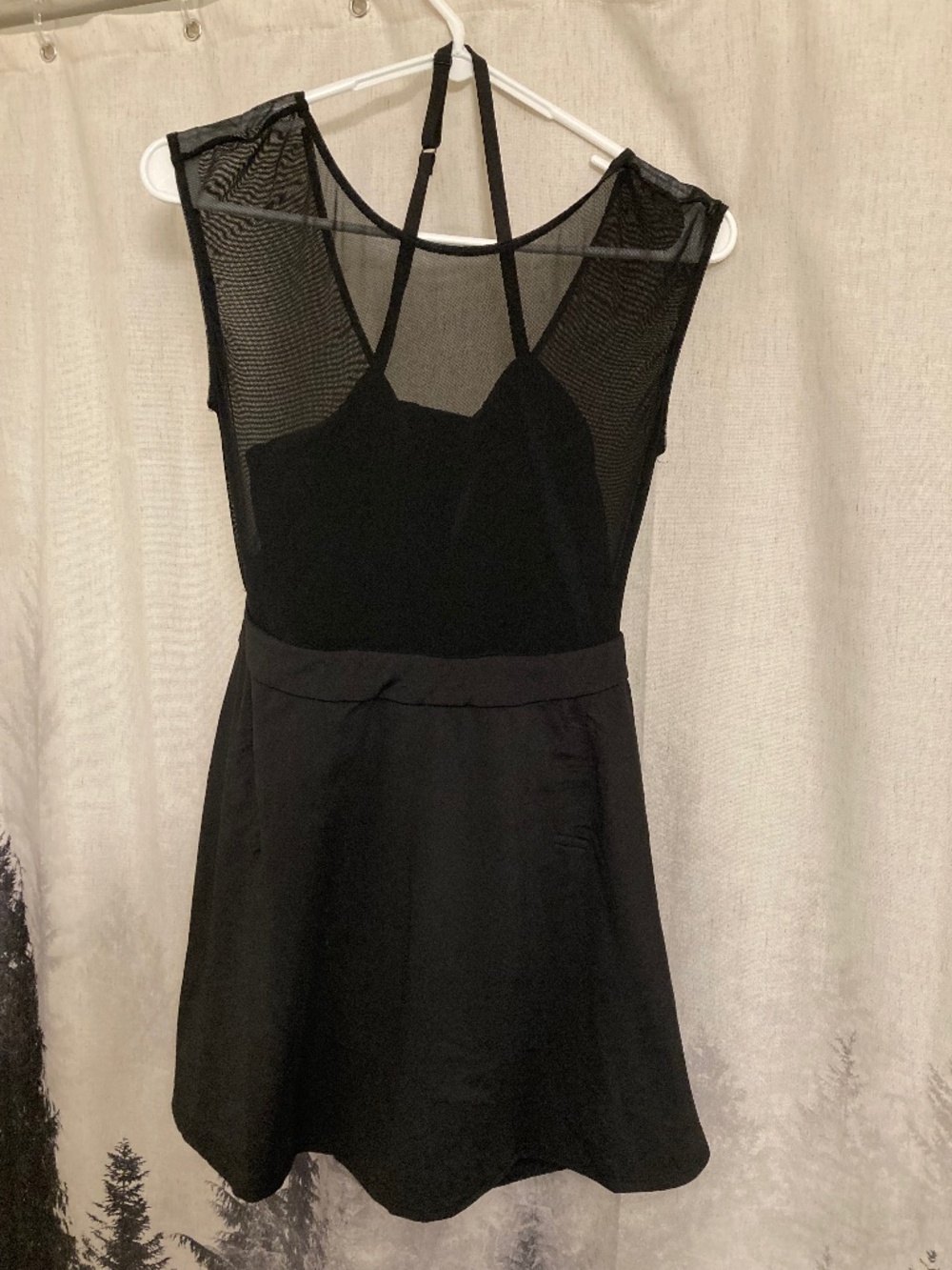 Halara Bkack mini dress